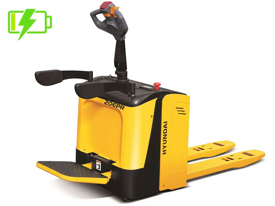 Wózek elektryczny paletowy z podestem HYUNDAI - 2000kg 2500 kg