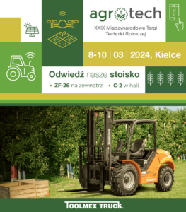 Zapraszamy na Targi AGROTECH do Kielc w dniach 08-10.03.2024!