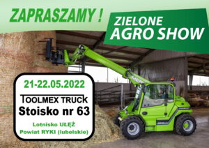 Zapraszamy Państwa na targi ZIELONE AGROSHOW – 21-22.05.2022 przy lotnisku UŁĘŻ (lubelskie)