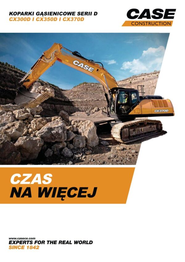 Koparka gąsienicowa Case CX370D - obrazek 2