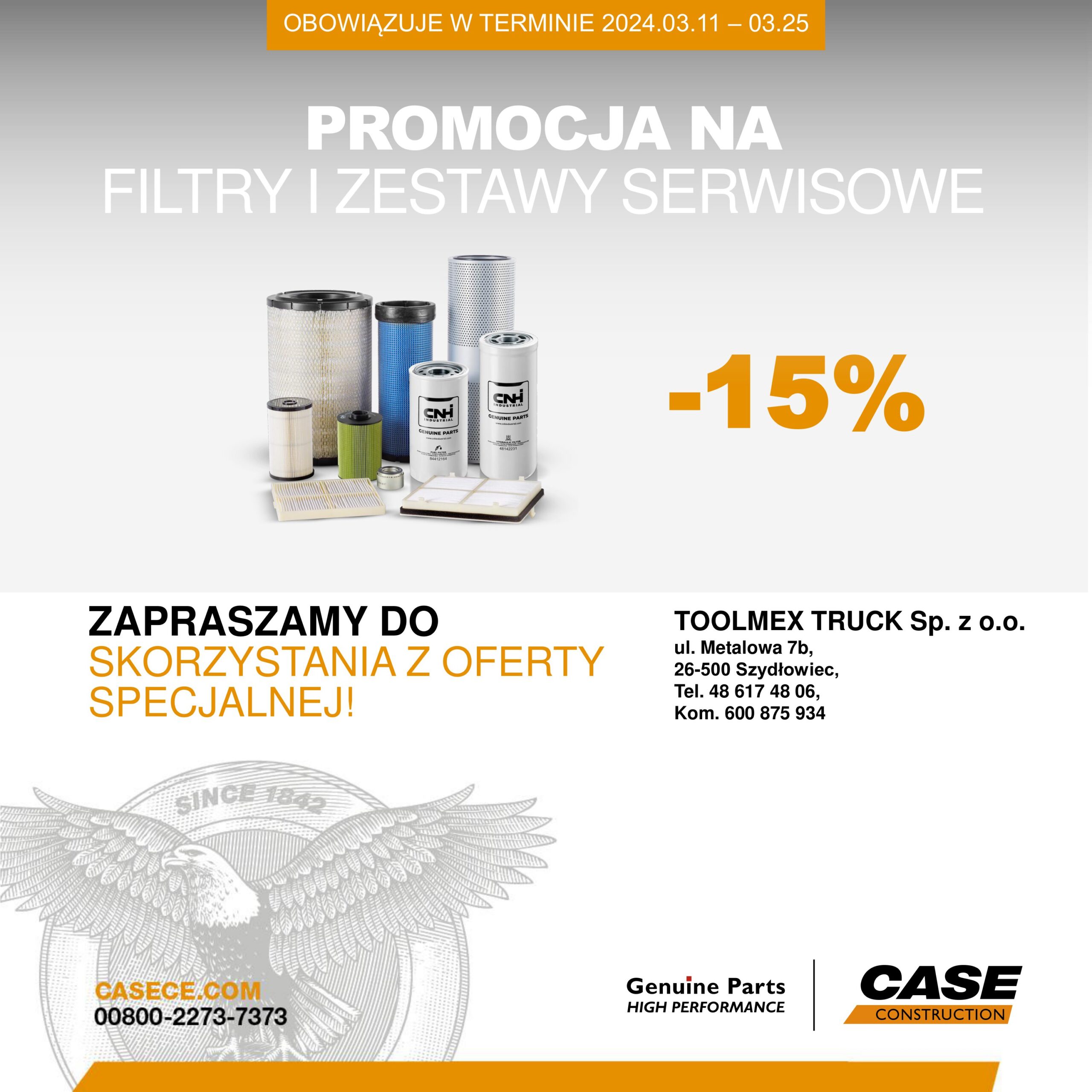 Promocja na wybrane komponenty CASE