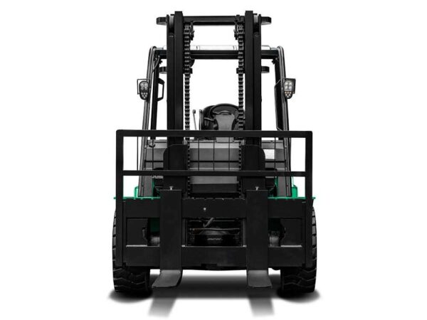 Wózek widłowy elektryczny Hangcha XC PRO widok z przodu maszt