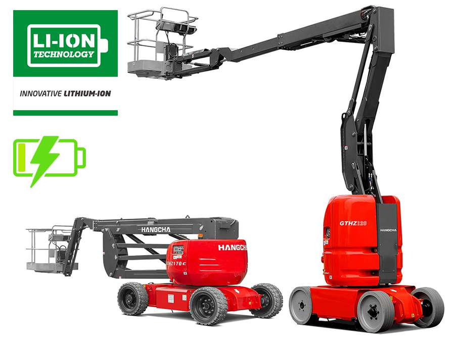 Platforma robocza elektryczna przegubowa HANGCHA – 12m 16,7m 20,8m