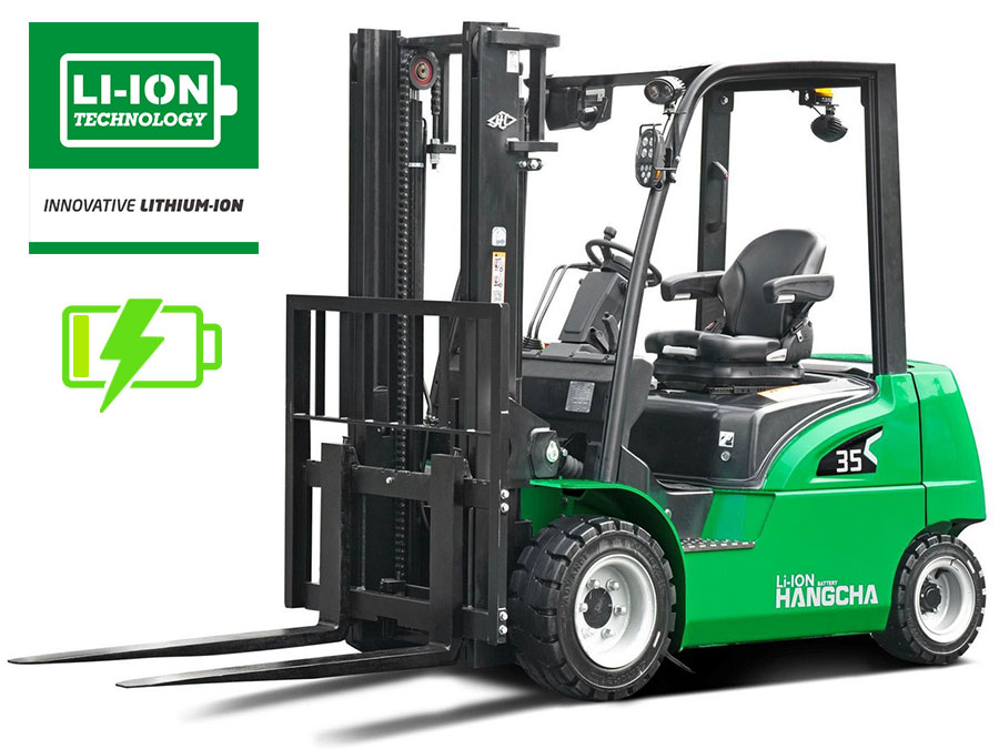 Wózek widłowy elektryczny HANGCHA – 1500kg 1800kg 2000kg 2500kg 3000kg 3500kg 3800kg – Seria XC – 80V
