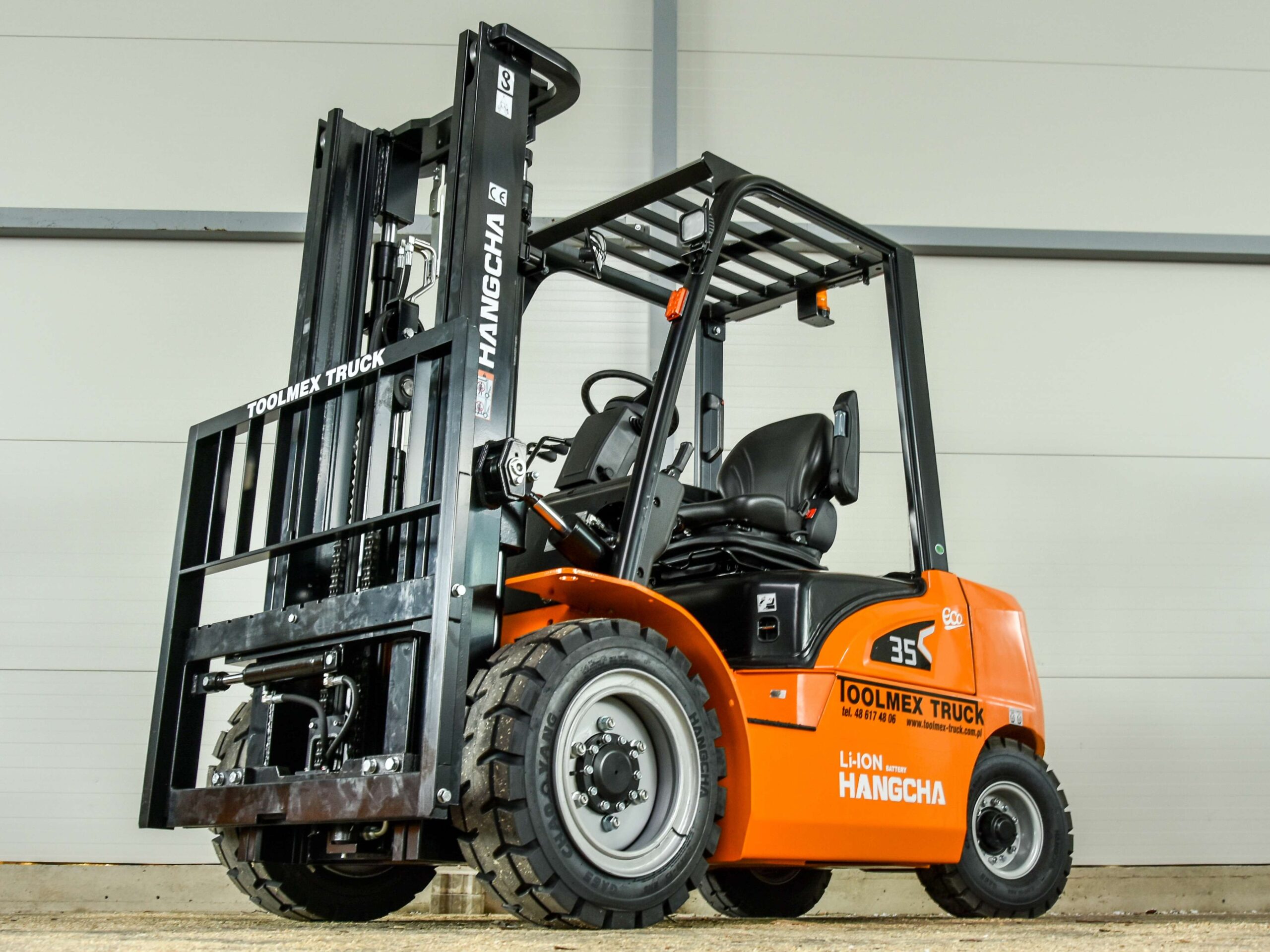 Wózek widłowy elektryczny HANGCHA - 1500kg 1800kg 2000kg 2500kg 3000kg 3500kg 3800kg - Seria XE - 80V - obrazek 13