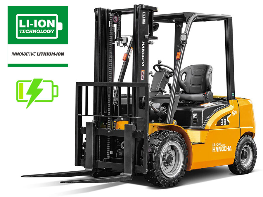 Wózek widłowy elektryczny HANGCHA – 1500kg 1800kg 2000kg 2500kg 3000kg 3500kg 3800kg – Seria XE – 80V