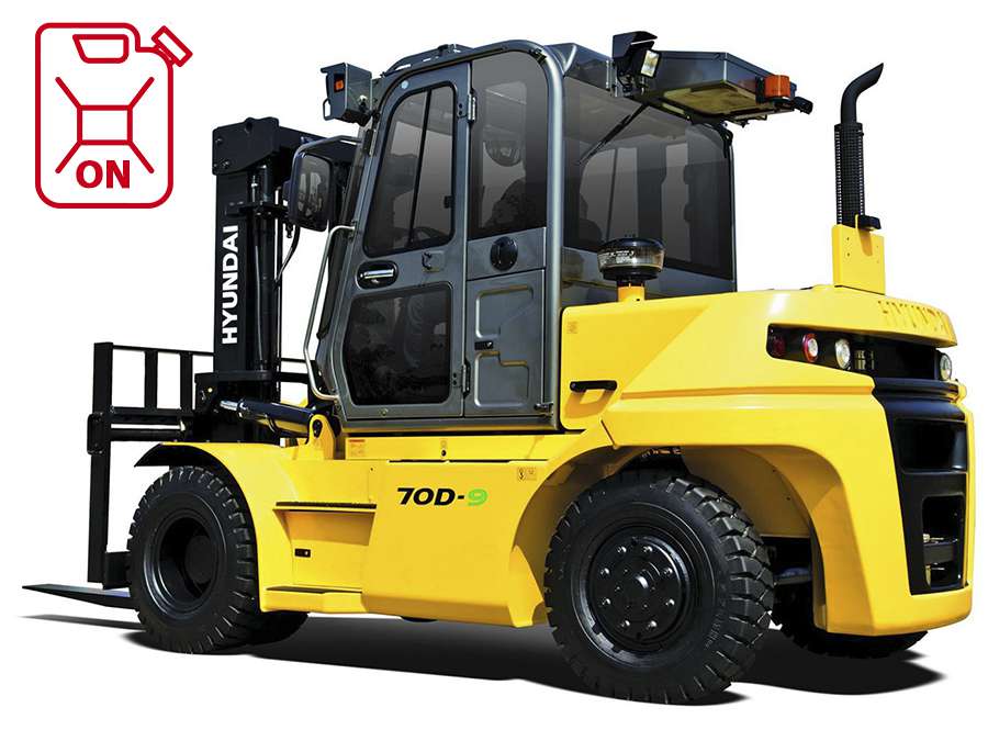 Wózek widłowy spalinowy diesel HYUNDAI – 7000kg 8000kg 9000kg – Seria 9V