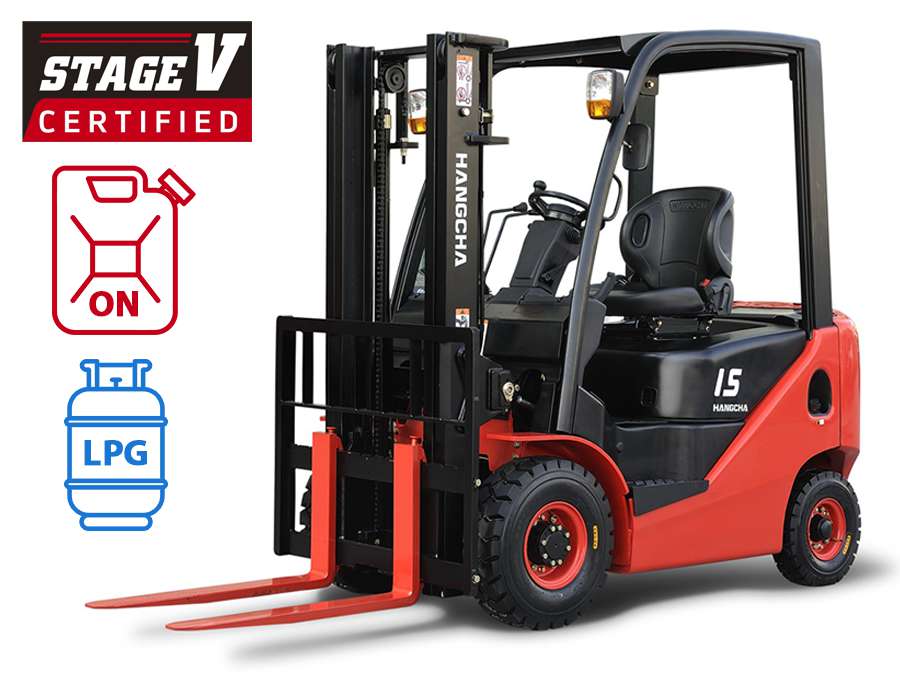 Wózek widłowy spalinowy diesel LPG HANGCHA - 1500kg 1750 kg - Seria XF Wózek widłowy spalinowy diesel LPG HANGCHA - 1500kg 1750 kg - Seria XF