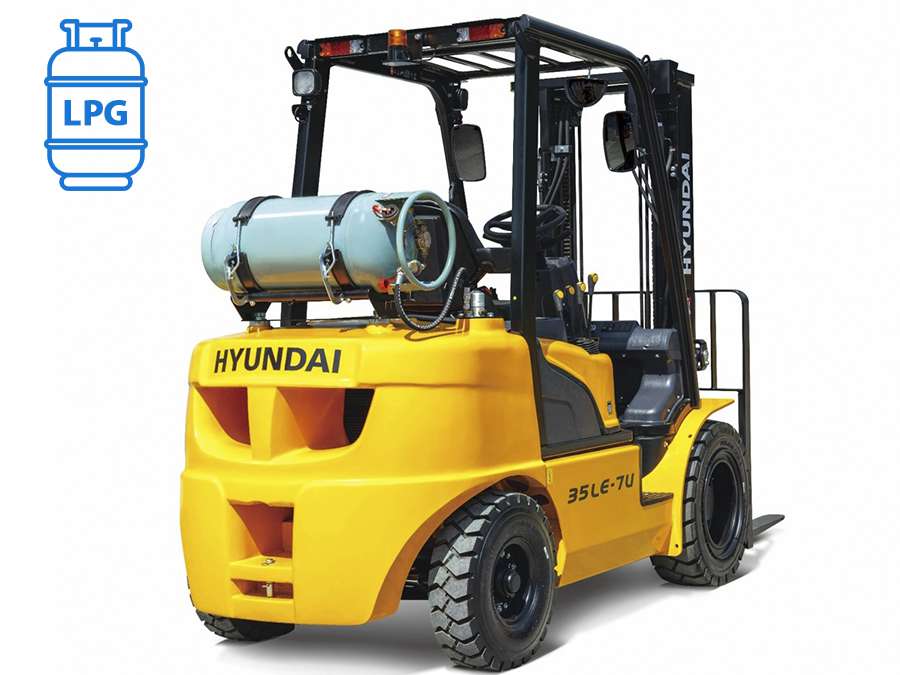Wózek widłowy spalinowy LPG HYUNDAI - 2500kg 3000kg 3500kg - Seria 7U Wózek widłowy spalinowy LPG HYUNDAI - 2500kg 3000kg 3500kg - Seria 7U
