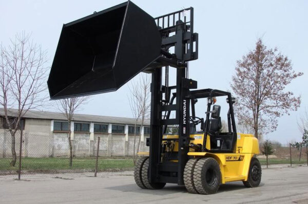 Szufla hydrauliczna do wózka widłowego zawieszana na płytę - obrazek 3