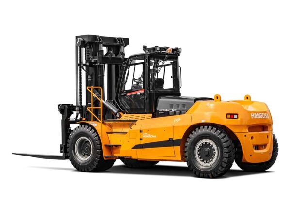 Wózek widłowy elektryczny Hangcha XH 20000 25000kg widok z boku kabina wejście