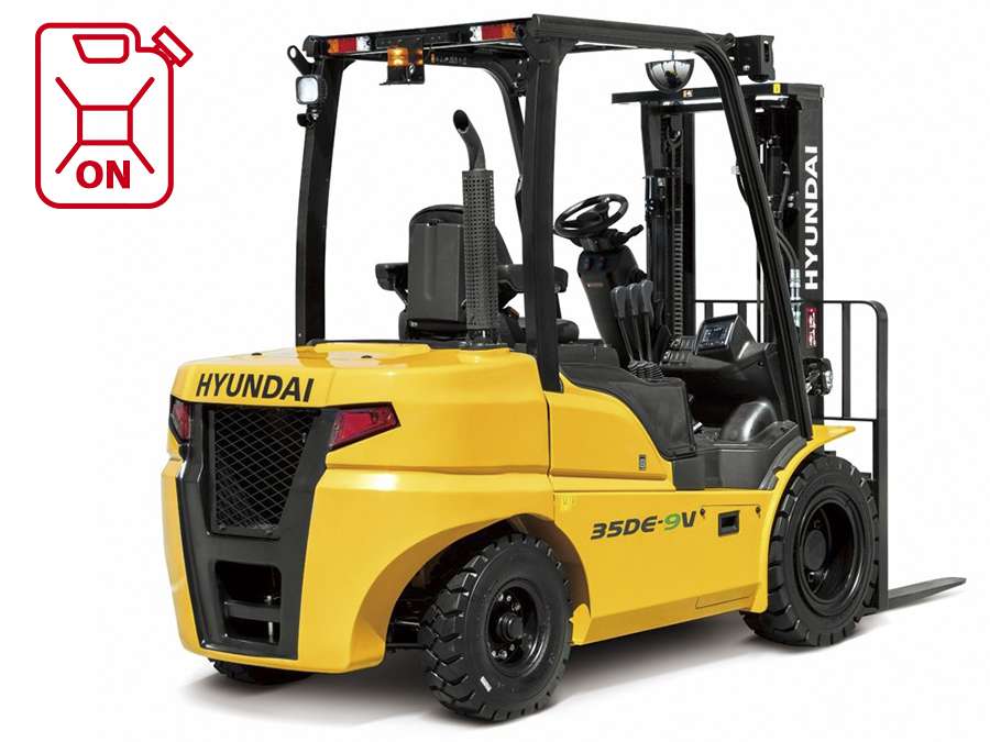 Wózek widłowy spalinowy diesel HYUNDAI - 2500kg 3000kg 3500kg - Seria E-9V Wózek widłowy spalinowy diesel HYUNDAI - 2500kg 3000kg 3500kg - Seria E-9V