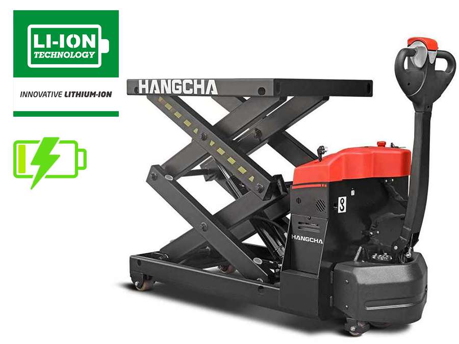 Wózek elektryczny unoszący z podnośnikiem nożycowym HANGCHA - 500kg 1000kg 2000kg - seria XB