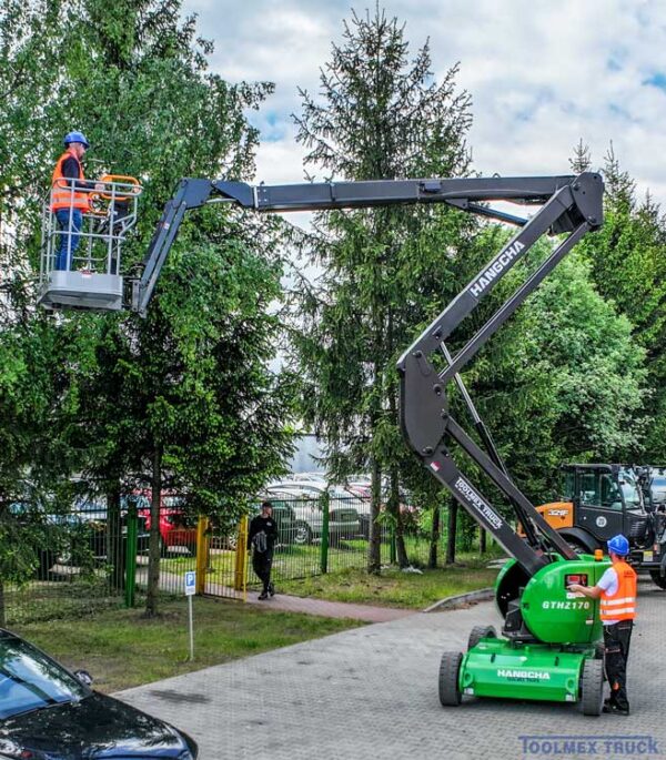 HANGCHA - 11950 - 20800mm - seria XZ - Podnośnik przegubowy elektryczny - obrazek 13