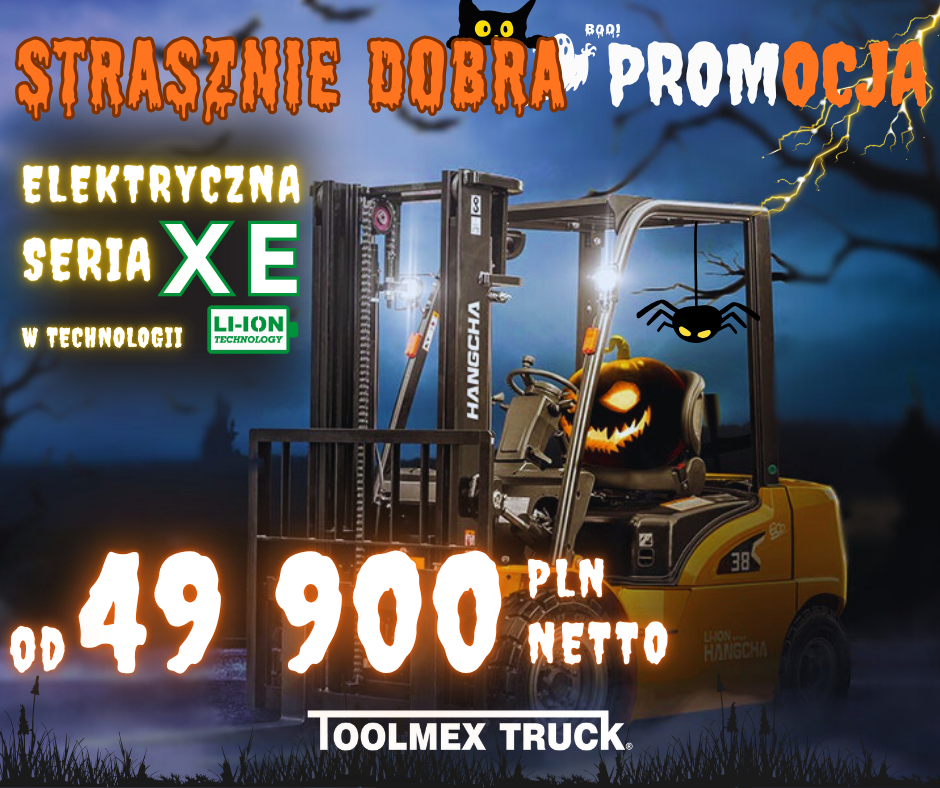 Strrrasznie dobra promocja na wózki Hangcha w Toolmex Truck!