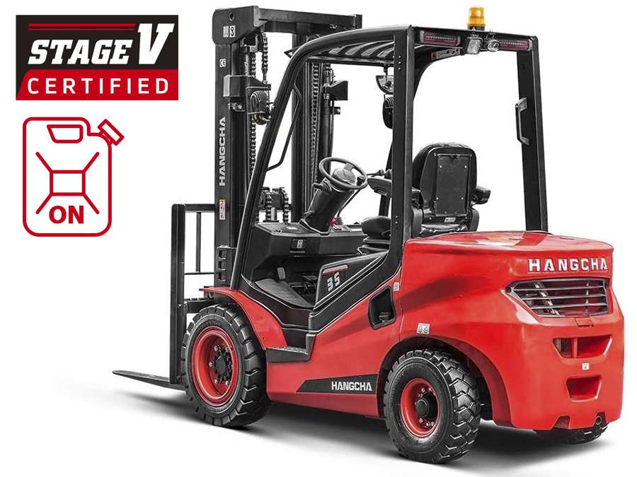 Wózek widłowy spalinowy diesel HANGCHA – 2000kg 2500kg 3000kg 3500kg – Seria XF2
