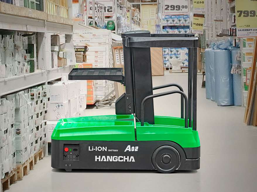 Wózek elektryczny podnośnikowy do kompletacji HANGCHA 215kg - Seria A - obrazek 3