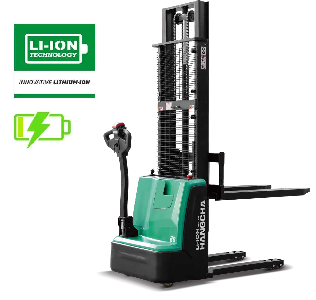 Wózek elektryczny paletowy z masztem HANGCHA 1500kg - 2000 kg (seria Z10) Wózek elektryczny paletowy z masztem HANGCHA 1500kg - 2000 kg (seria Z10)
