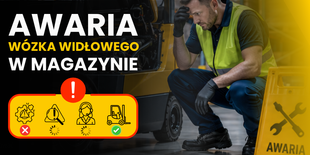 Najczęstsze awarie wózków widłowych na magazynie